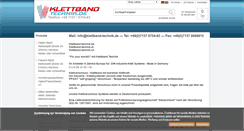 Desktop Screenshot of klettband-technik.de